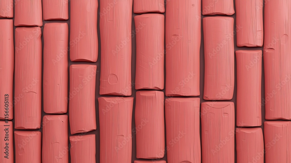 Poster elegant and minimalist bamboo brushstroke pattern with subtle red tones and editable text zone perfe