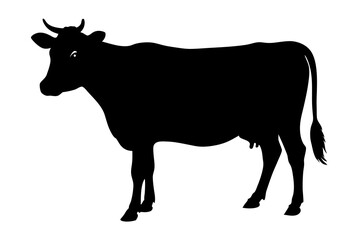 Cow Silhouette vector illustration