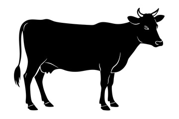 Cow Silhouette vector illustration