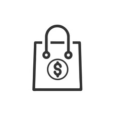 shopping bag icon image