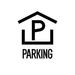 The sign indicates parking for cars. Parking for cars. An icon with the letter P.