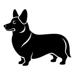 Corgi Silhouette vector illustration