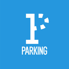 The sign indicates parking for cars. Parking for cars. An icon with the letter P.