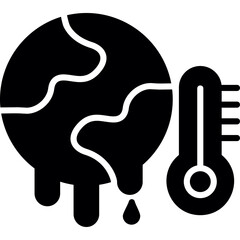 Obraz premium Global Warming icon