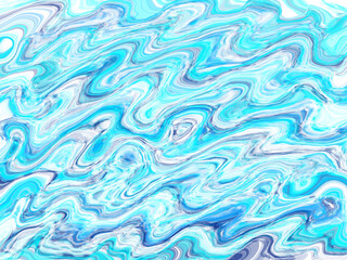 Marble Texture Abstract Liquid Pattern Light Blue Water Background Wallpaper