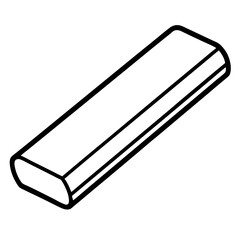 Eraser Line Art Vector Design