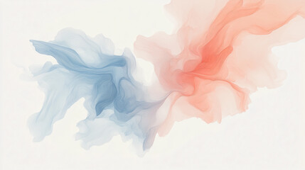 abstract colorful pink and blue paint mix background.