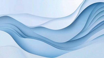 Obraz premium Light Blue Abstract Background with Subtle Textures and Waves