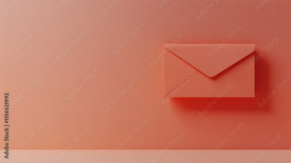 Poster striking red envelope pattern with dynamic clean text space providing a festive 3d design for brandi