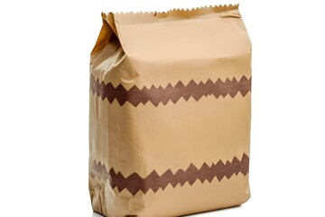 Elegant Whole Wheat Flour in Kraft Paper Bag Pouch or Packaging for Stylish and Professional Presentation