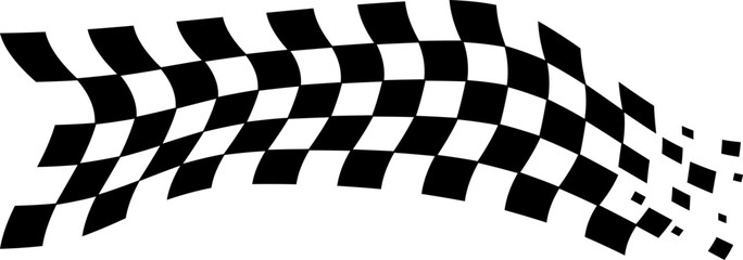 Obraz premium Race Checkered Flag