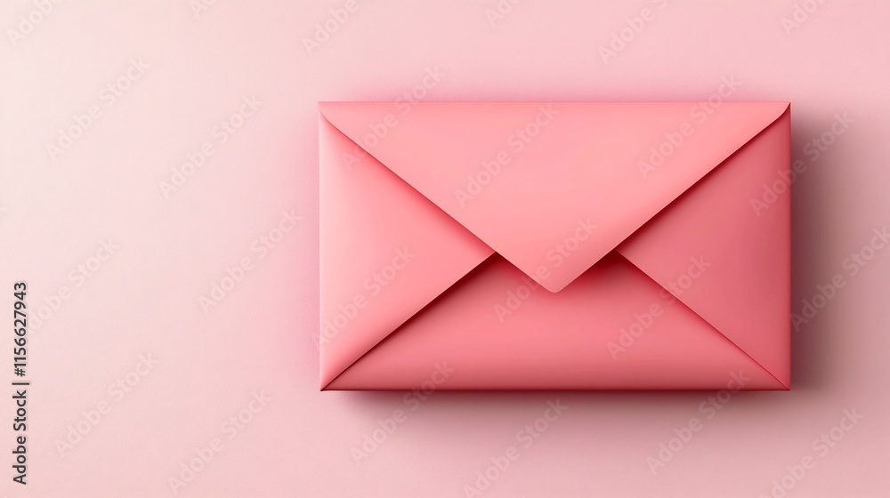Poster vertical red envelope display presented on a clean gradient background with a spacious text placehol