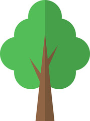 tree vector. symbol, illustration, icon, sign
