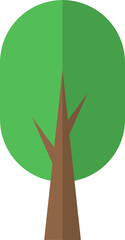 tree vector. symbol, illustration, icon, sign