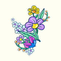 beautiful flower arrangements in spring