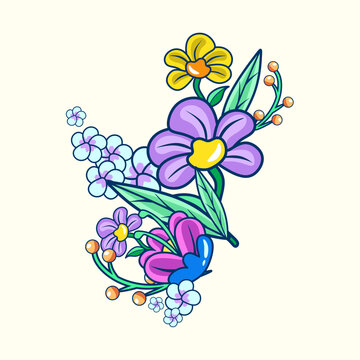 beautiful flower arrangements in spring