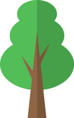 tree vector. symbol, illustration, icon, sign