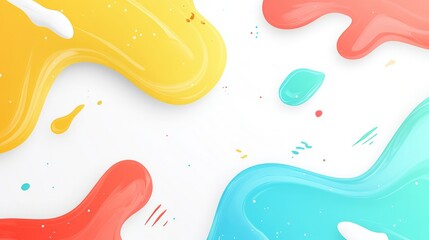 Abstract background with blue white and yellow