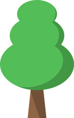 tree vector. symbol, illustration, icon, sign