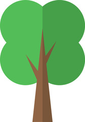 tree vector. symbol, illustration, icon, sign