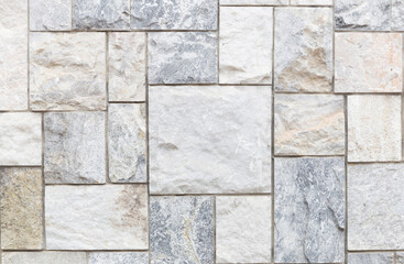 Grey brush paint limestone texture background in white light marble wall paper. Back wide concrete stone table top view floor plaster pattern granite bacground surface seamless cement wide panorama.