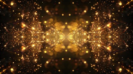 Fototapeta premium Abstract Golden Light