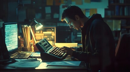 Night Coder:  Intense Focus on Programming and Technology