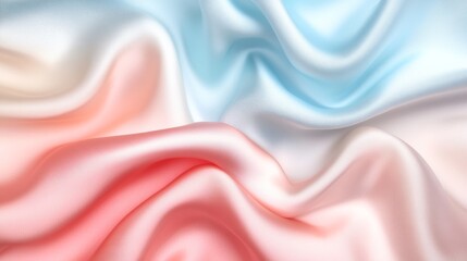 Obraz premium Light pale soft pastel abstract background. Color gradient ombre transition. Silk fabric. Luxury premium rich. Matte shimmer. Christmas, birthday, anniversary. Template.