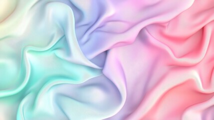 Obraz premium Light pale soft pastel abstract background. Color gradient ombre transition. Silk fabric. Luxury premium rich. Matte shimmer. Christmas, birthday, anniversary. Template.