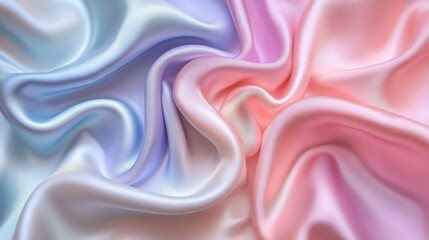 Obraz premium Light pale soft pastel abstract background. Color gradient ombre transition. Silk fabric. Luxury premium rich. Matte shimmer. Christmas, birthday, anniversary. Template.