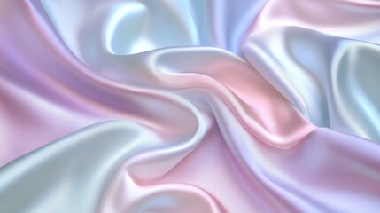 Obraz premium Light pale soft pastel abstract background. Color gradient ombre transition. Silk fabric. Luxury premium rich. Matte shimmer. Christmas, birthday, anniversary. Template.