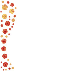 Chinese New Year Flower Border