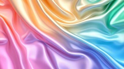 Obraz premium Light pale soft pastel abstract background. Color gradient ombre transition. Silk fabric. Luxury premium rich. Matte shimmer. Christmas, birthday, anniversary. Template.