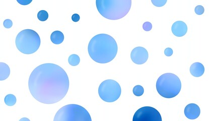 Blue bubbles in white background illustrations