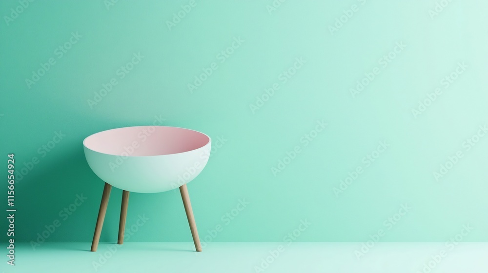 Poster elegant single tael object displayed on a soft gradient surface background with a clean text zone 3d