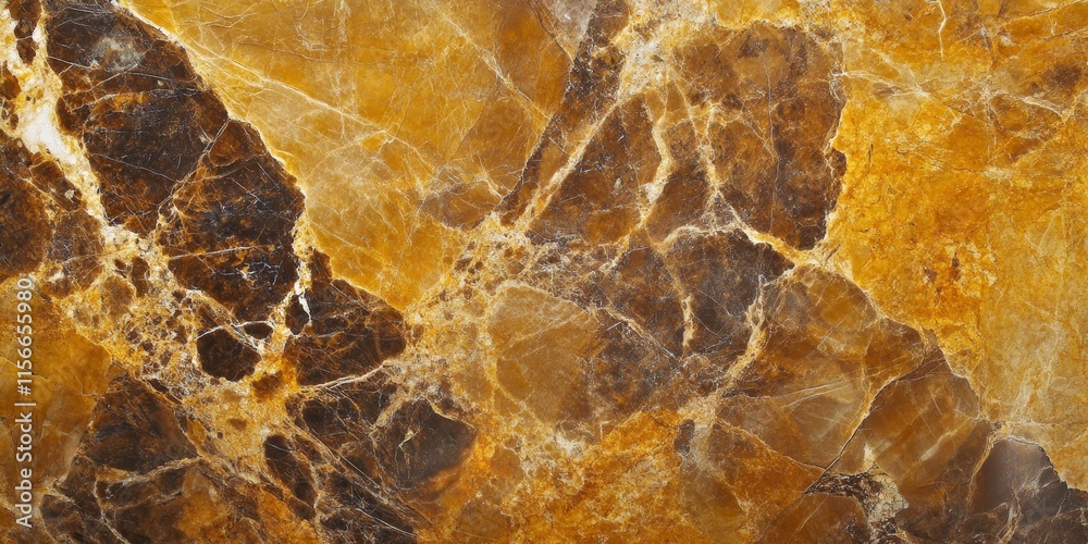 Fototapete Brown and yellow wall tiles feature a marble texture with a natural pattern, making them ideal for various background and wall tiles design applications. Enhance any space with these stunning wall