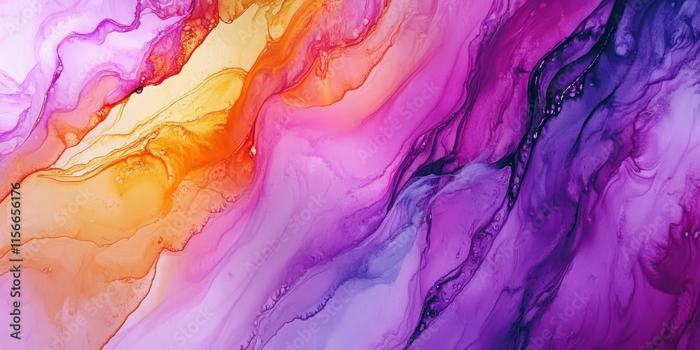 Aufkleber stunning abstract ink painting serves as an exquisite background, showcasing intricate patterns and 