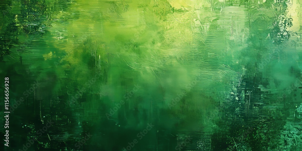 Fototapete Green abstract grunge texture background showcases a vibrant and dynamic design. This green abstract grunge texture background adds depth and character to any creative project or design needs.