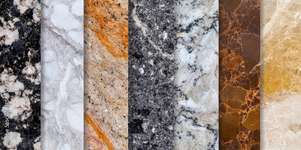 Poster Granite and marble textures are ideal choices for materials used in kitchen and bathroom countertops, while concrete or granite can serve as a suitable background option.