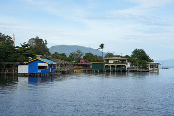 Fototapeta premium boat on the river