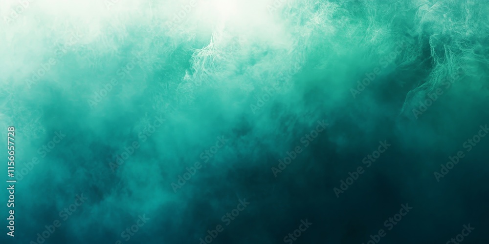 Aufkleber teal blue and green background creates a soothing visual experience. this teal blue and green backgr