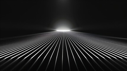 Abstract Lines Leading to Light