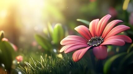 Stunning Close up of a Beautiful Flower in a Serene Garden