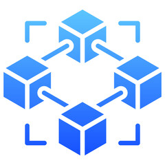 Blockchain Technology Icon