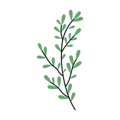 Naklejka premium leaf illustration element