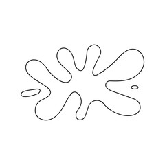 splash of water illustration element