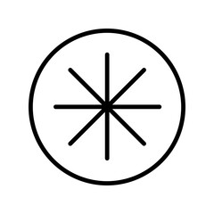 Fototapeta premium star retro futuristic element