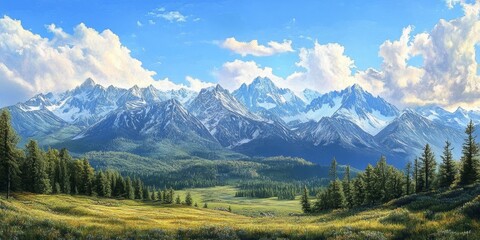 Majestic mountain views showcase the breathtaking beauty of the mountains, offering stunning perspectives on serene landscapes that highlight the grandeur of the mountains in nature.