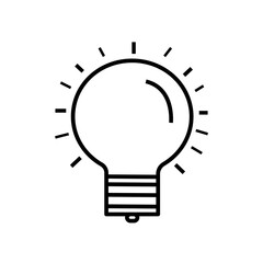 light silhouette icon design template