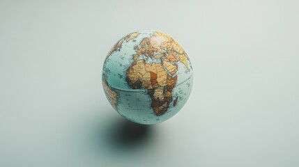 A 3D-rendered globe featuring highlighted countries, set against a clean white background for a professional look.